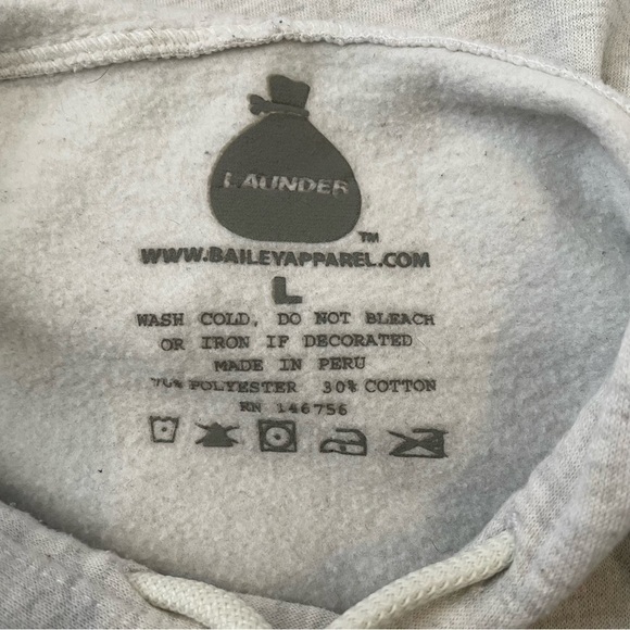 Launder Good Vibes on Desk Hoodie Size Large - Picture 3 of 3